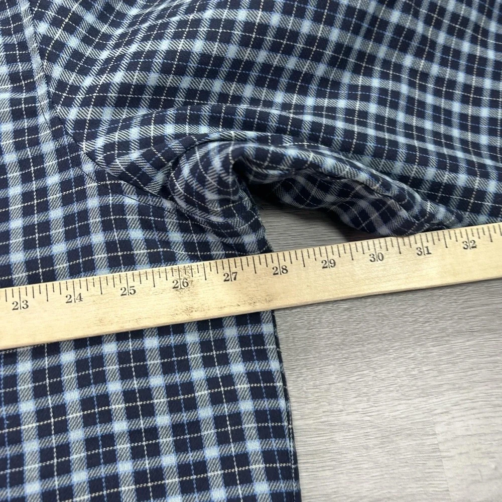 NEW Wrangler Jacket Mens 2XL Blue Plaid Quilted Flannel‎ Western Snap Shacket